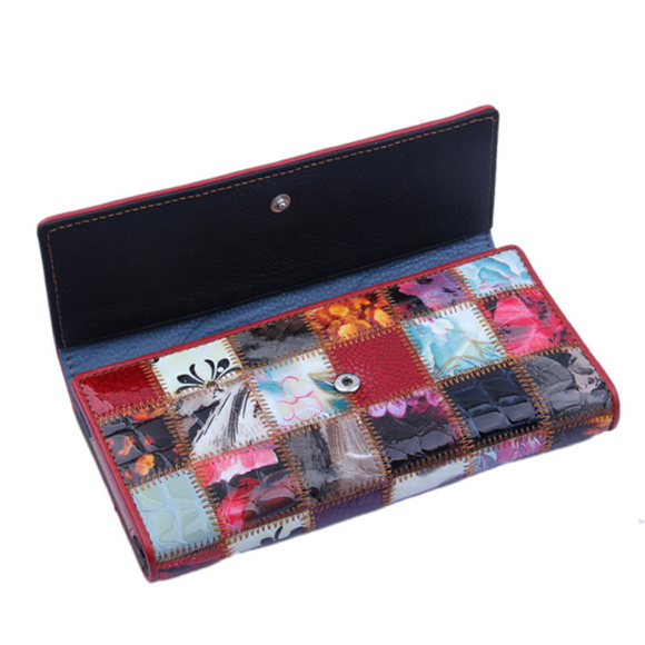 Genuine Leather Womens Fashion Purse - Picture 2 of 5